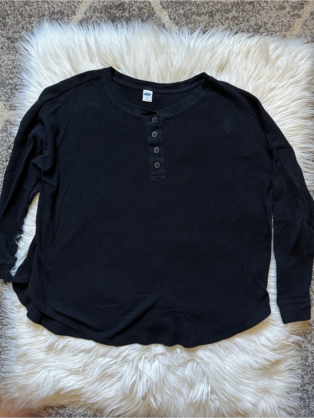 Old Navy waffle knit lounge top